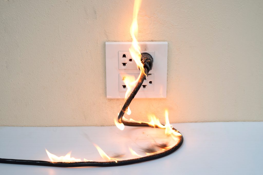 risks electrical emergency fire